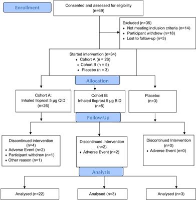 Phase Ib trial of inhaled iloprost for the prevention of lung cancer with predictive and response biomarker assessment